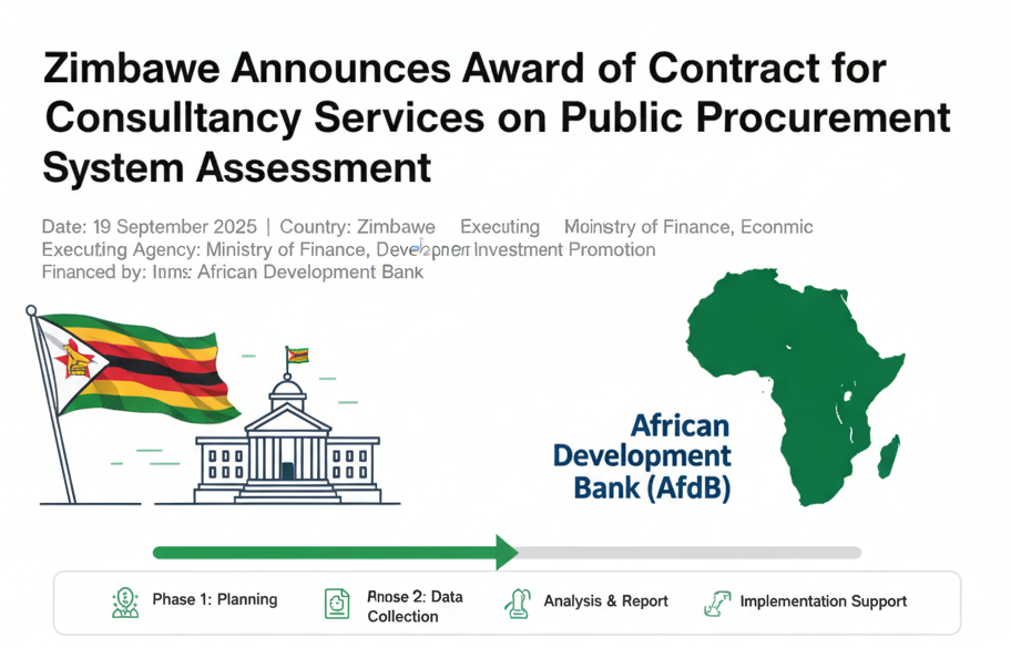 Zimbabwe Announces Award of Contract for Consultancy Services on Public...